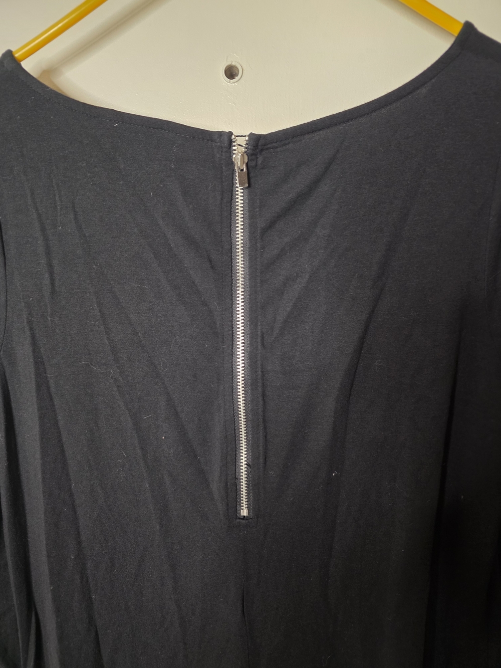 Express Black Long-Sleeve Swing Dress - Picture 5 of 6
